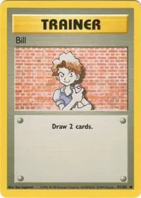 A picture of the Bill Pokemon card from Base Set