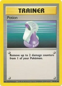 A picture of the Potion Pokemon card from Base Set