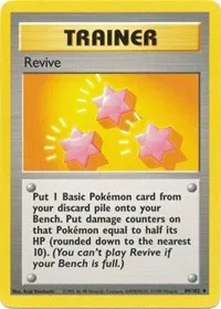 A picture of the Revive Pokemon card from Base Set
