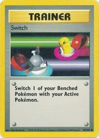 A picture of the Switch Pokemon card from Base Set