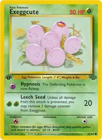 A picture of the Exeggcute Pokemon card from Jungle