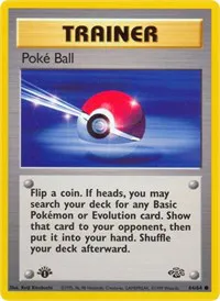 A picture of the Poke Ball Pokemon card from Jungle