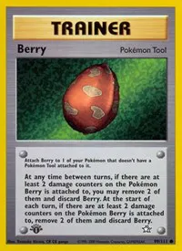 A picture of the Berry Pokemon card from Neo Genesis