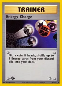 A picture of the Energy Charge Pokemon card from Neo Genesis