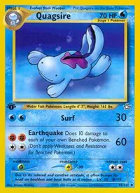 A picture of the Quagsire Pokemon card from Neo Genesis