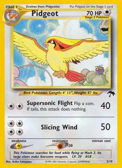 A picture of the Pidgeot Pokemon card from Southern Islands