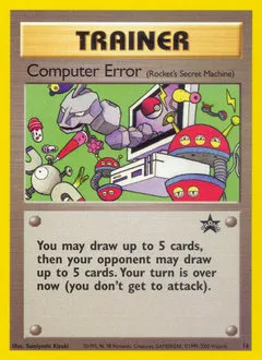 A picture of the Computer Error Pokemon card from WOTC Promos